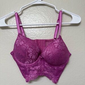 Lace Bralette in Purple